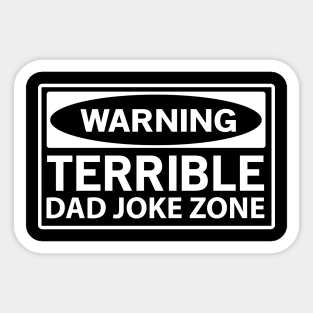 Terrible Dad Jokes Sticker